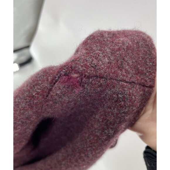 Vintage Lord & Taylor The Man Shop Sweater 100% LambsWool Burgundy Pullover Sz M - Picture 9 of 11